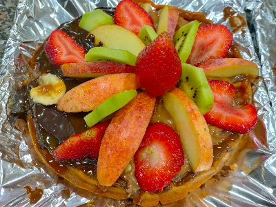 Fruits Waffle