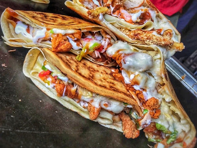 2 Chicken Crepes