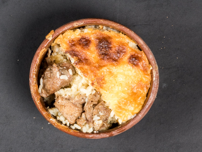 Oven Baked Rice With Veal Meat