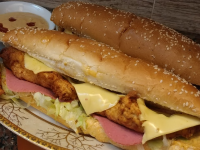Salami Chicken Sandwich