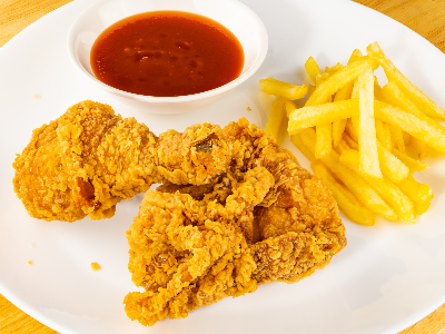 Broasted Chicken Meal - 2 Pieces