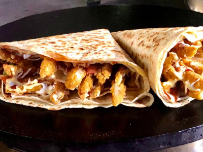 Hot Crispy Chicken Crepe