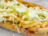 French Fries With Ketchup Sandwich