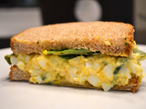 Mashed Potato With Butter Sandwich