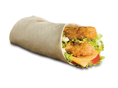 Cheddar Chicken Strips Wrap