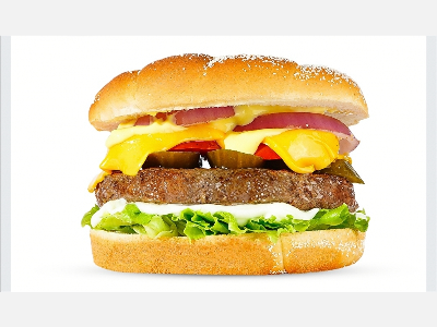 Melted Burger Sandwich