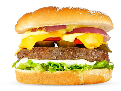 Chili and Cheese Burger Sandwich
