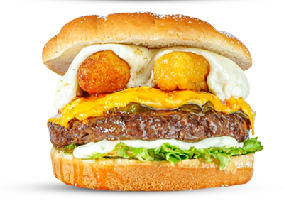Triple Cheese Burger Sandwich