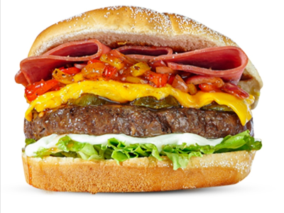 Grilled Beef Burger Sandwich