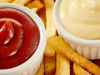 Potato Ketchup Mayonnaise Sandwich