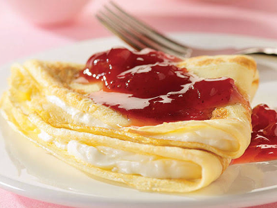 Honey And Cream Crepe