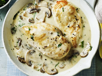 Piccata Chicken With Mushroom Meal