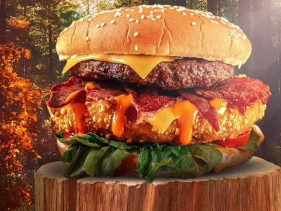 Berry Chicken And Burger Sandwich