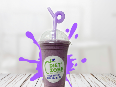 Blue Frozen Yogurt Smoothie