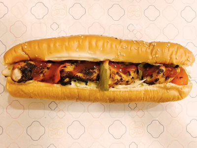 Egyptian Shish Tawook Sandwich