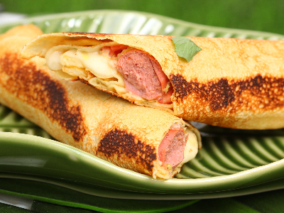 Hot Dog Crepe