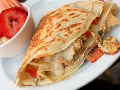 Chicken Fajita Crepe