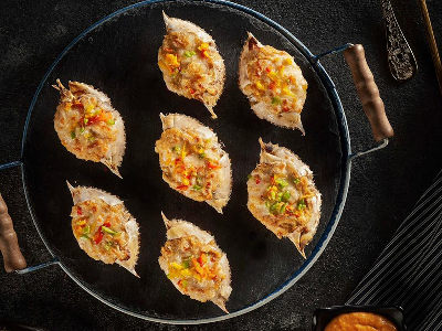Boneless Crab With Mozzarella Cheese