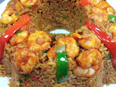 English Rice With Shrimp And Squid