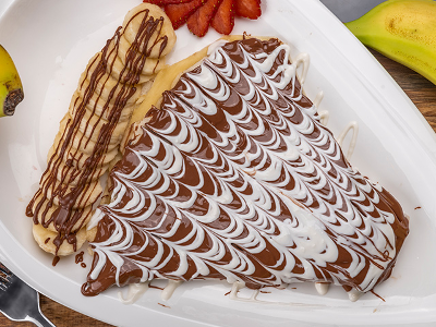 Chocolate with Nuts Crepe