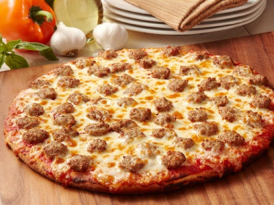 Oriental Sausage Pizza