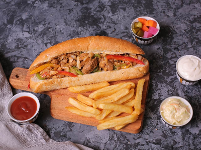 Meat Fajita Sandwich