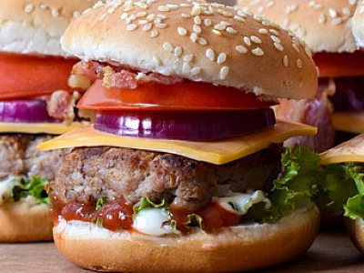 Mega Beef Burger Sandwich