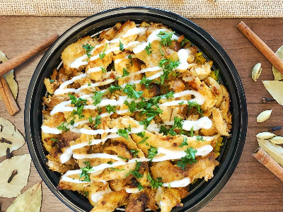 Crispy Chicken Fatteh