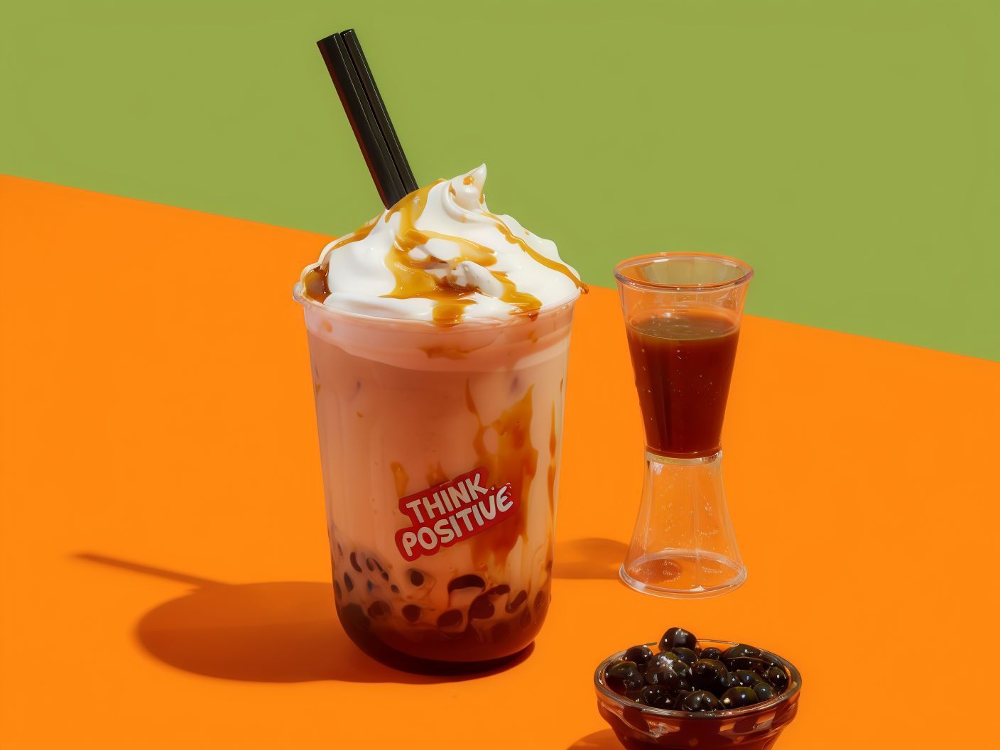 Toffee Milk Tea With Tapioca Pearls