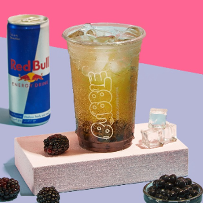Redbull With Popping Boba