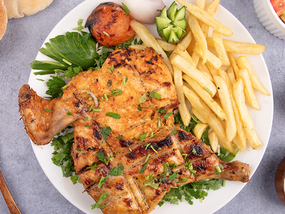 Half Chicken With Mahshi