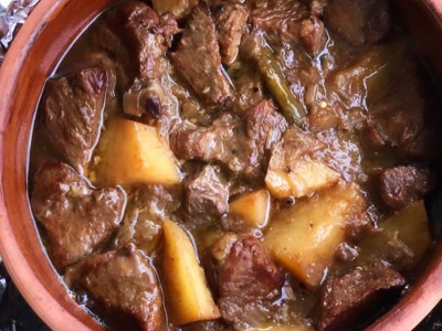 Veal Cubes casserole
