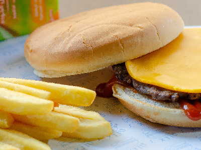 beef Burger meal