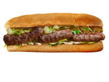 Kofta With Cheddar Cheese Sandwich