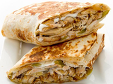 Chicken Shawerma With Mozzarella Cheese Sandwich