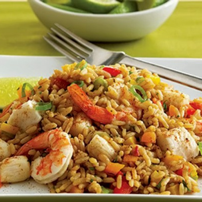 Rice With Seafood