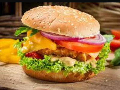 burger with eggs sandwich