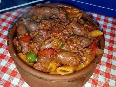 oriental sausage pasta