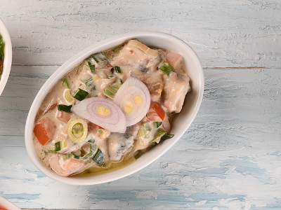 Herring with Sesame Paste Salad