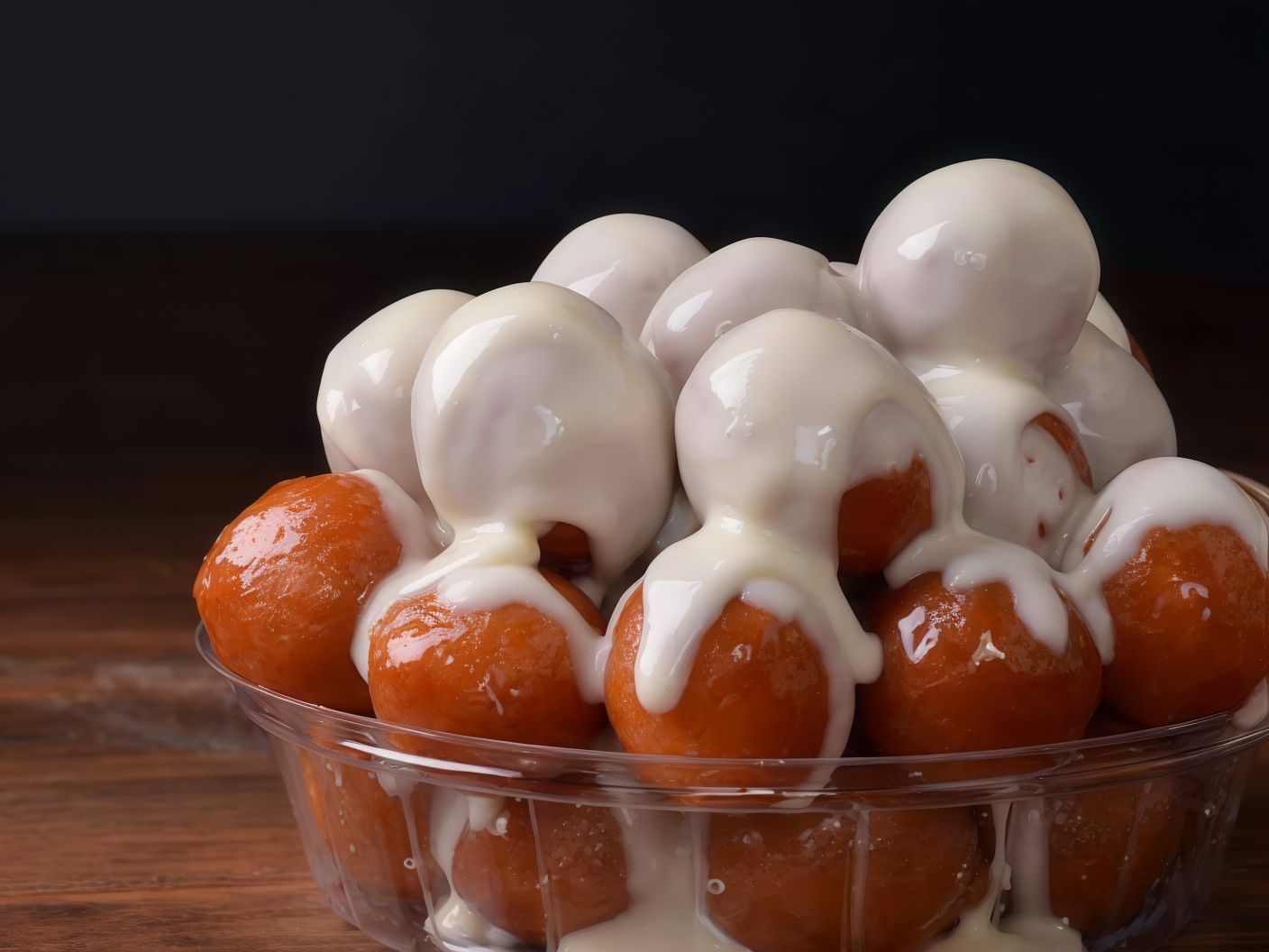 Zalabia With White Chocolate