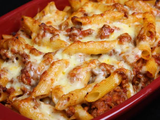 Penne Pasta With Minced Meat Tajine