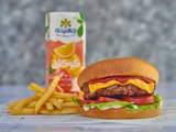 Chicken Cheese Burger Sandwich Meal