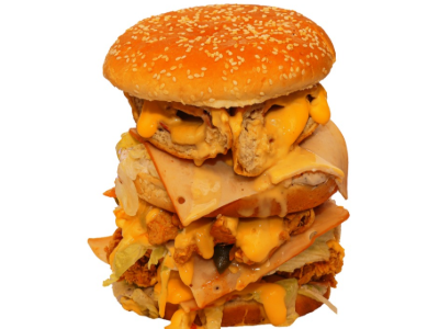 Triple T-Rex Chicken Sandwich