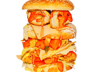 Triple T-Rex Spicy Chicken Sandwich