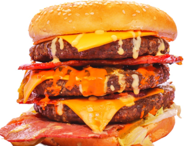 T-Rex Burger Sandwich