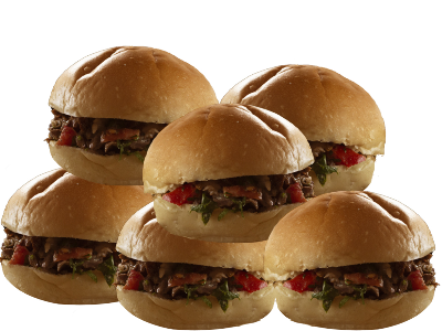 Half Dozen Meat Shawerma Buns
