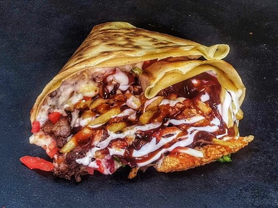 Mix Chicken Crepe