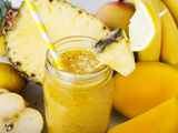 Mango With Pineapple Juice