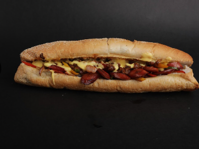 Hot Dog Chili Beef Sandwich