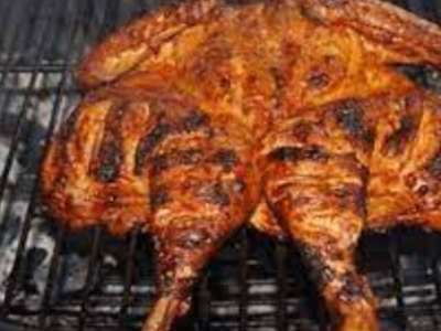 Grilled Chicken With Bread